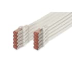 Assmann Electronic - Câble CAT6 S-FTP, Cu, LSZH AWG 27/7, longueur 3 m, 10 pièces, couleur blanc
