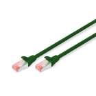 Assmann Electronic - Câble patch CAT 6 S-FTP, Cu, LSZH AWG 27/7, longueur 10 m, couleur vert