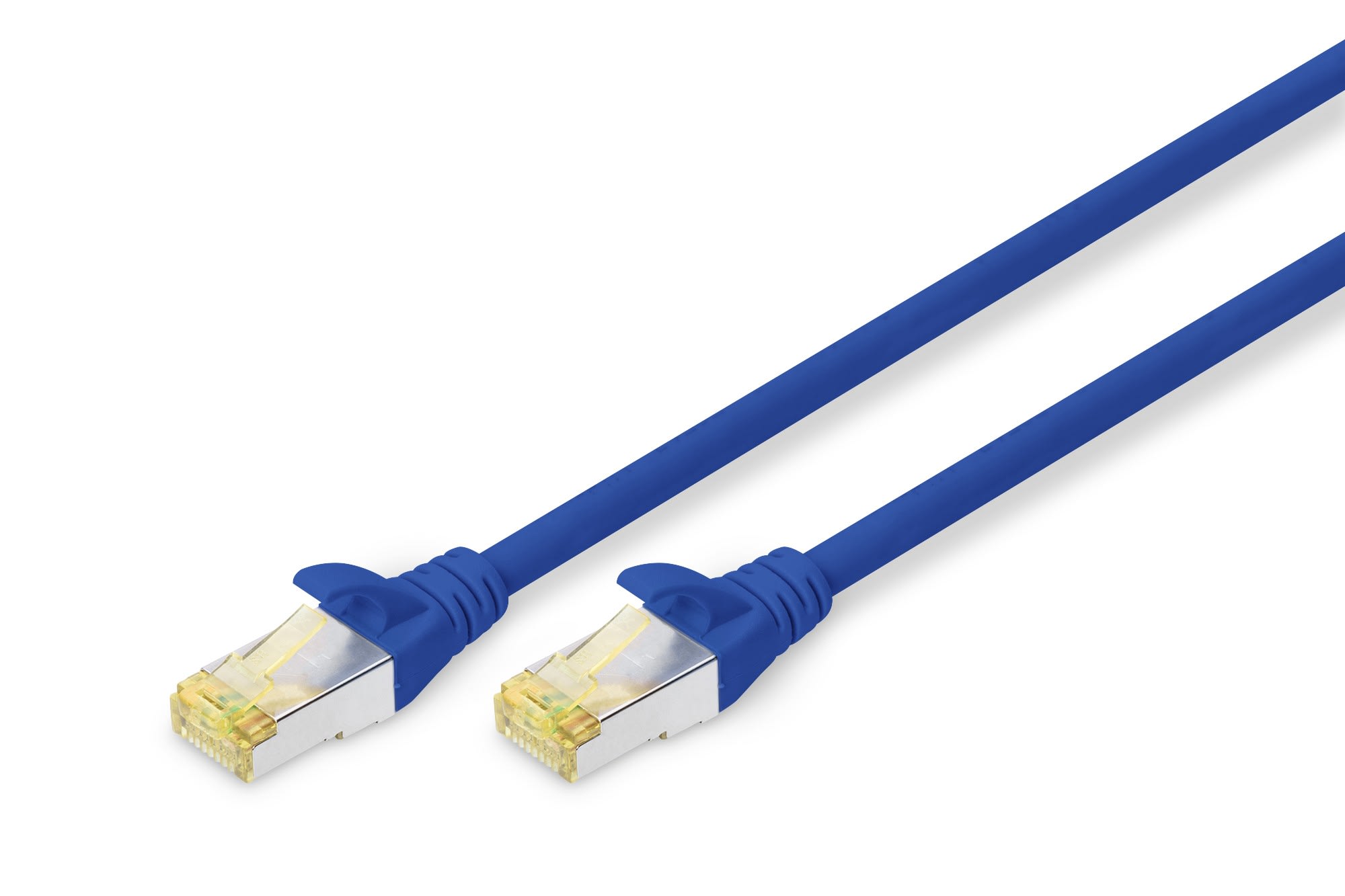 Assmann Electronic - Câble réseau CAT6A S-FTP,Cu, LSZH AWG 26/7, longueur 0,25 m, couleur bleu