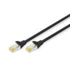 Assmann Electronic - Câble réseau CAT6A S-FTP,Cu, LSZH AWG 26/7, longueur 0,5 m, couleur noir