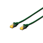 Assmann Electronic - Câble réseau CAT6A S-FTP,Cu, LSZH AWG 26/7, longueur 0,5 m, couleur vert