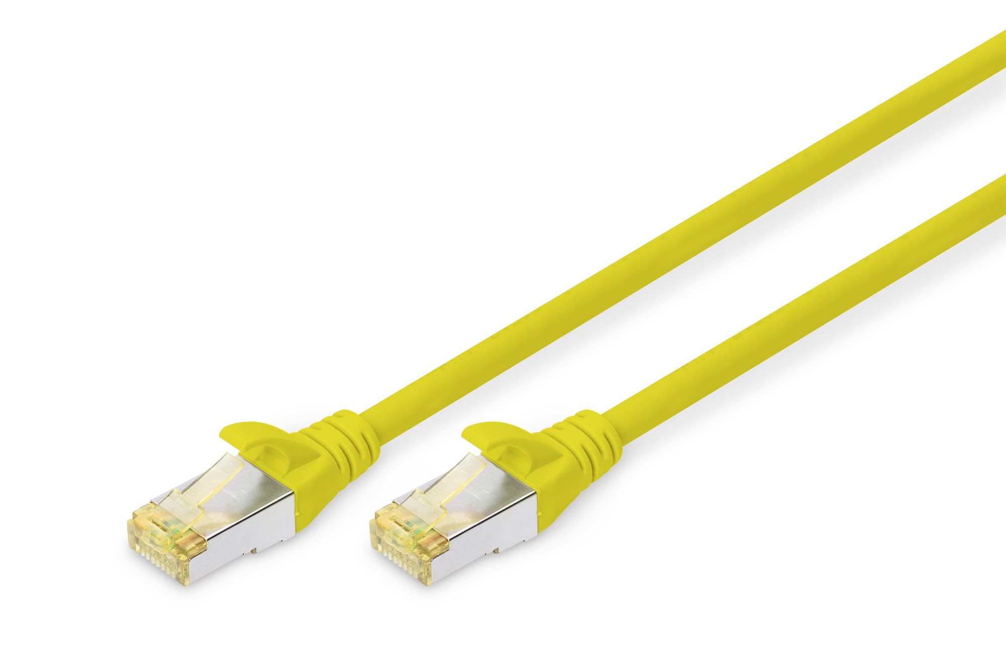Assmann Electronic - Câble réseau CAT6A S-FTP,Cu, LSZH AWG 26/7, longueur 2 m, couleur jaune