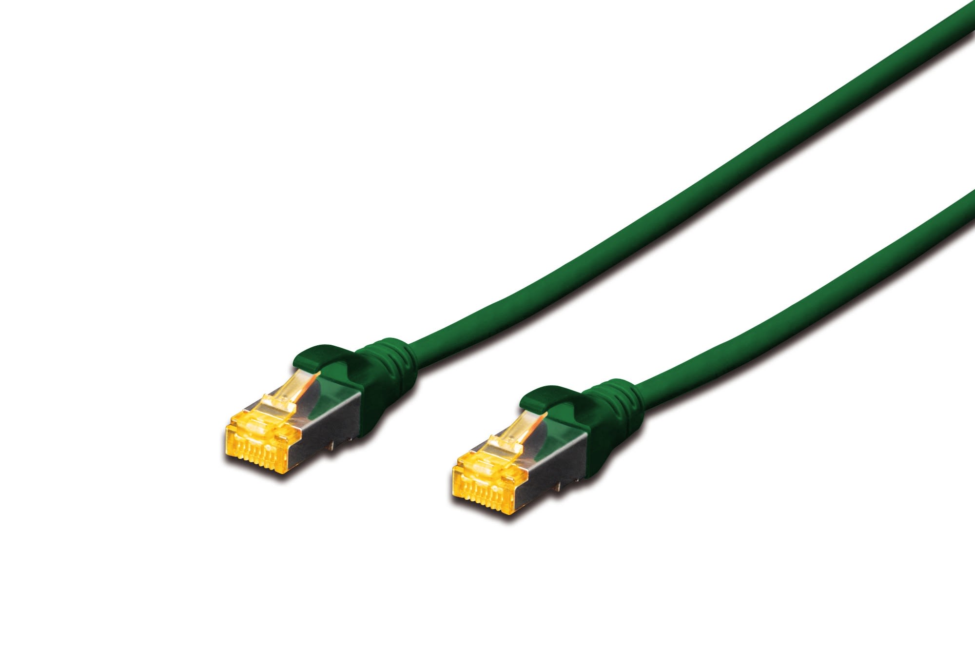Assmann Electronic - Câble de brassage CAT6A S-FTP, Cu, LSZH AWG 26/7,longueur 10m, couleur vert