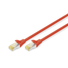 Assmann Electronic - Câble de brassage CAT6A S-FTP, Cu, LSZH AWG 26/7, longueur 10 m, couleur rouge