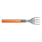 Assmann Electronic - CAT 7 S-FTP, 1200 MHz Dca (EN 50575), AWG 23/1, 50m anneau, SX, orange