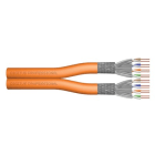 Assmann Electronic - CAT7 câble d'installation S-FTP 1200mHz Cca AWG 23/1 bobine de 500m Sx orange