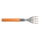 Assmann Electronic - CAT 7 S-FTP, 1200 MHz B2ca (EN 50575), AWG 23/1, bobine de 1000m, orange