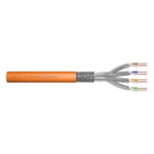 Assmann Electronic - CAT7 S-FTP, 1200 MHz B2ca (EN 50575), AWG 23/1, anneau 100m, orange