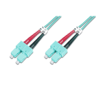 Assmann Electronic - Câble patch FO duplex, SC to SC MM OM3 50/125 µ, 1 m