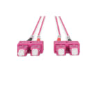 Assmann Electronic - Câble patch FO duplex, SC to SC MM OM4 50/125 µ, 1 m