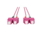 Assmann Electronic - Câble patch FO duplex, SC to SC MM OM4 50/125 µ, 1 m