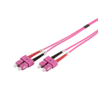 Assmann Electronic - Câble patch FO duplex, SC to SC MM OM4 50/125 µ, 1 m