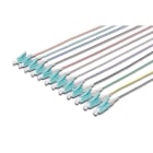 Assmann Electronic - Raccords colorés LC simplex OM3 12 pcs, LC, MM OM3 50/125 µ DIN IEC 304, 2m