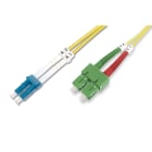 Assmann Electronic - Câble patch FO, duplex, SC (APC)-LC (PC) SM OS2 09/125 µ, 1 m