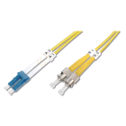 Assmann Electronic - Câble patch FO, duplex, LC to ST SM OS2 09/125 µ, 5 m