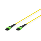 Assmann Electronic - Câble FO MPO-MPO femelle APC OS2, SM 09/125 µ, 3m, APC, méthode A, jaune/vert