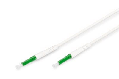 Assmann Electronic - Câble pré-confectionné FTTH monomode, 1 fibre Injectable, LC-APC to LC-APC 10m