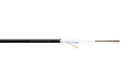 Assmann Electronic - Fibre optique A-I-DQ(ZN)BH 12E9/125µ SM OS2 12 fibres intérieur/extérieur LS