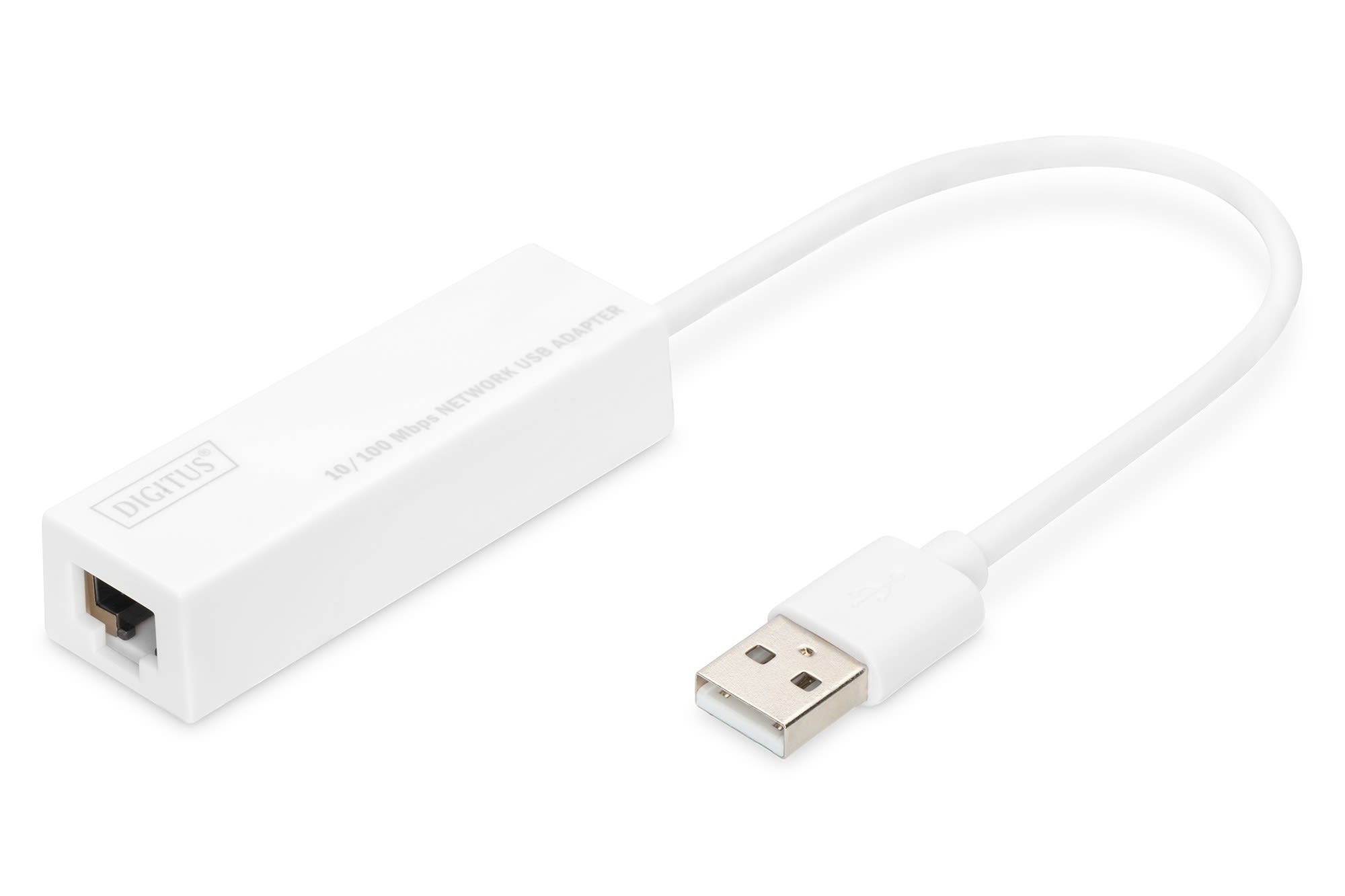 Assmann Electronic - USB 2.0 to Fast Ethernet Adapter, 1 RJ 45, USB-A Male, 10/100MBIT,
