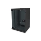 Assmann Electronic - 254 mm (10") Boîtier mural 9U 464x312x300 mm, couleur noir (RAL 9005)