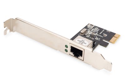 Assmann Electronic - Carte PCI Express Gigabit Ethernet 32 bits support à profil bas Realtek RTL8111H