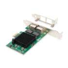 Assmann Electronic - Carte PCI Express Gigabit Ethernet, 2 portes 32 bits,chipset Intel