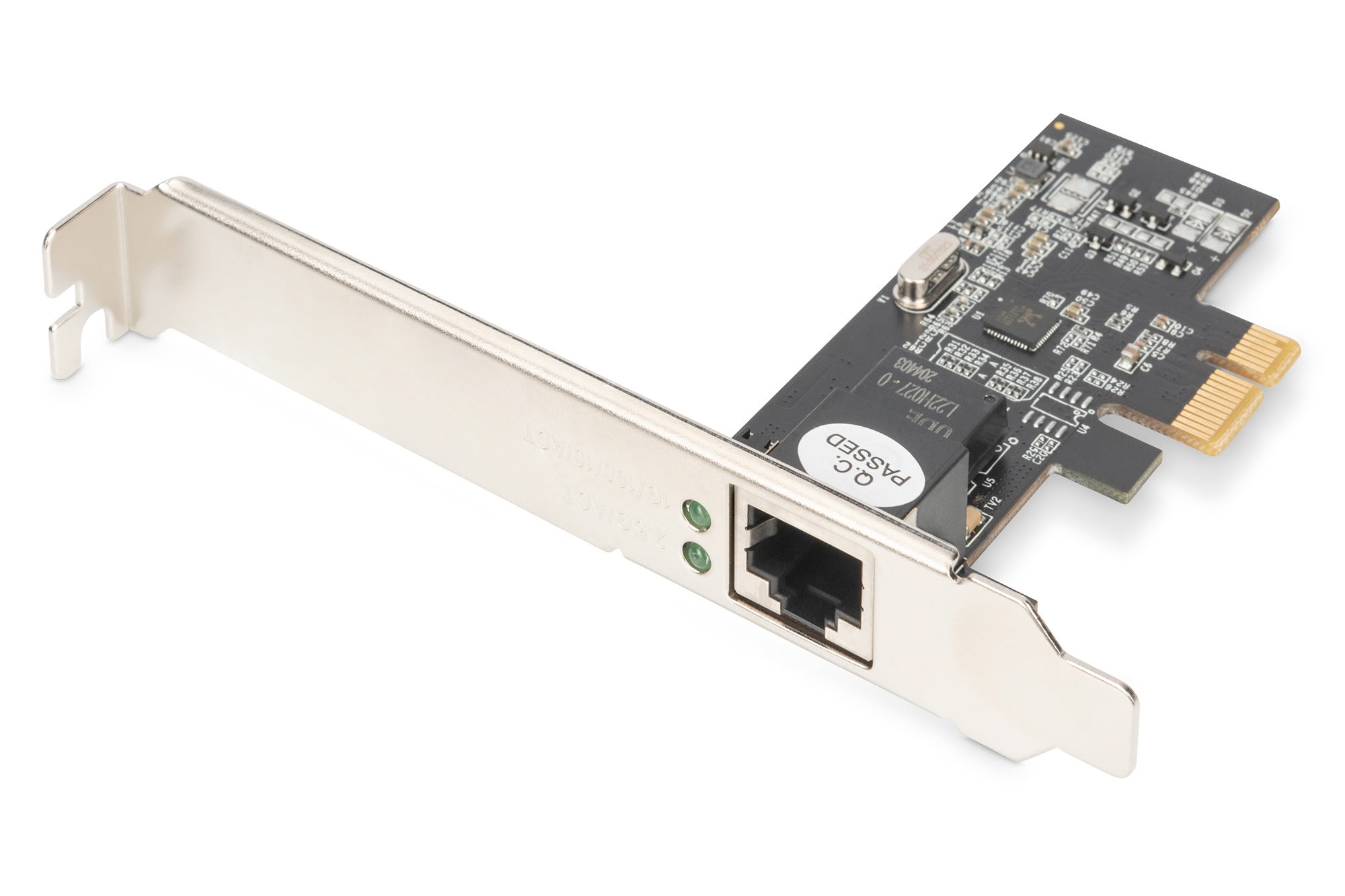 Assmann Electronic - Carte PCI Express Dual 2,5 Gigabit Ethernet NIC Ethernet 2.5G CHIPSET RTL8125