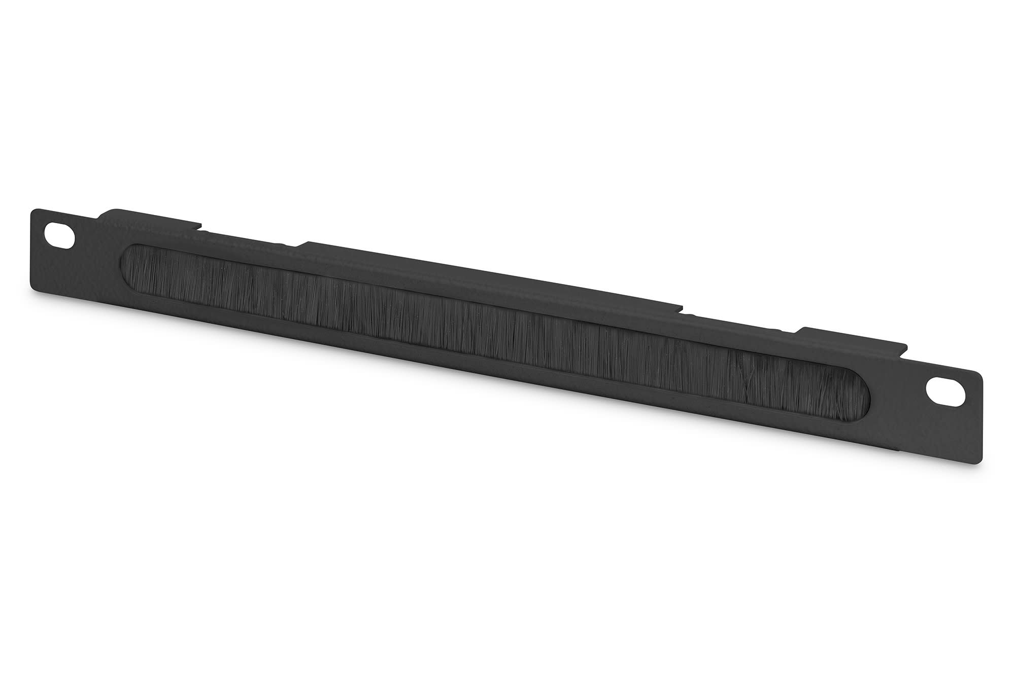 Assmann Electronic - Passe- câbles 10" 0,5U, trou d?accès au cordon de raccord, 22x254x10 mm, noir