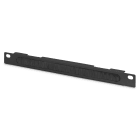 Assmann Electronic - 254 mm (10) 0.5U cable brush management panel 22x254x12 mm, noir (RAL 90