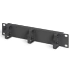 Assmann Electronic - Panneau de rangement de câbles 10" 1U 3x anneaux de câble, 44x254x50 mm, noir