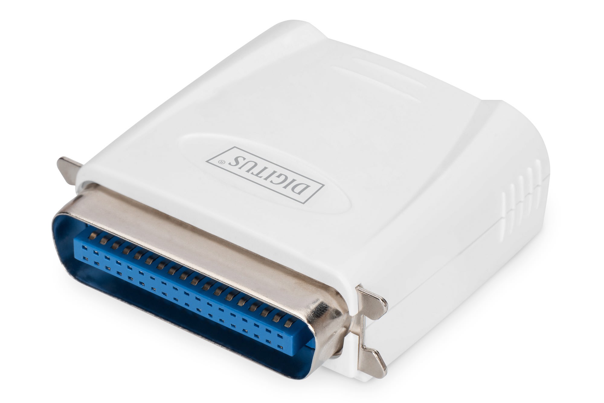 Assmann Electronic - Serveur d'impression parallèle, 1 port 1x RJ45, 1x DB-36 broches mâle Centronics