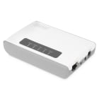 Assmann Electronic - Serveur réseau Multifonction sans fil 300N 2 ports, USB 2.0, Hub réseau USB, NAS