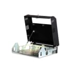 Assmann Electronic - Coffret mural, SOHO, Slim, 156x525x475mm 3U rotatives, 2U fixes, noir