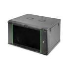 Assmann Electronic - Boîtier mural 7U 416 x 600 x 600 mm, couleur noir (RAL 9005)