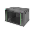 Assmann Electronic - Boîtier mural 7U 416 x 600 x 450 mm, couleur noir (RAL 9005)