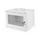 Assmann Electronic - Coffret mural 7U, SOHO, non monté 370x540x400 mm, porte frontale perforée, gris