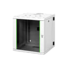 Assmann Electronic - Boîtier mural 12U, Unique, 643 x 600 x 600 mm en 2 parties, pivotant, gris