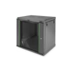 Assmann Electronic - Boîtier mural 12U 638 x 600 x 450 mm, couleur noir (RAL 9005)