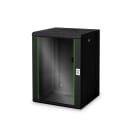 Assmann Electronic - Boîtier mural 16U, Unique, 820 x 600 x 600 mm en 1 parties, pivotant, noir