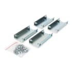 Assmann Electronic - Jeu connexion 4 pieces vis-equerre galvanises pour armoire