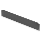Assmann Electronic - Plaque de recouvrement aveugle 2U couleur noire (RAL 9005)
