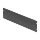 Assmann Electronic - Plaque de recouvrement aveugle 4U couleur noire (RAL 9005)