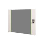 Assmann Electronic - Porte avant en verre pour coffret mural 19" 9U UNIQUE couleur grise