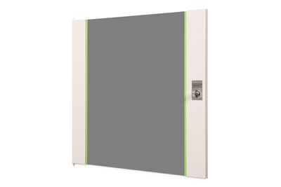 Assmann Electronic - Porte avant en verre pour coffret mural 19" 12U UNIQUE couleur grise