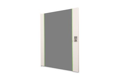 Assmann Electronic - Porte avant en verre pour coffret mural 19" 16U UNIQUE couleur grise