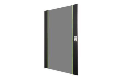 Assmann Electronic - Porte avant en verre pour coffret mural 19" 20U UNIQUE couleur noire