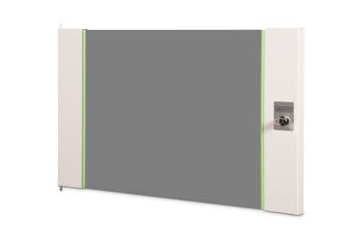 Assmann Electronic - Porte avant en verre pour coffret mural 19" 7U UNIQUE couleur grise