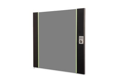 Assmann Electronic - Porte avant en verre pour coffret mural 19" 12U UNIQUE couleur noire