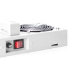 Assmann Electronic - Unité ventilation x2 toit boîtier mural, Thermostat, interrupteur, gris