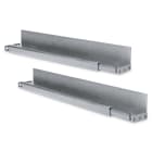 Assmann Electronic - Glissière en L pour armoires de 600-800mm prof. réglable prof. 350-600mm x2